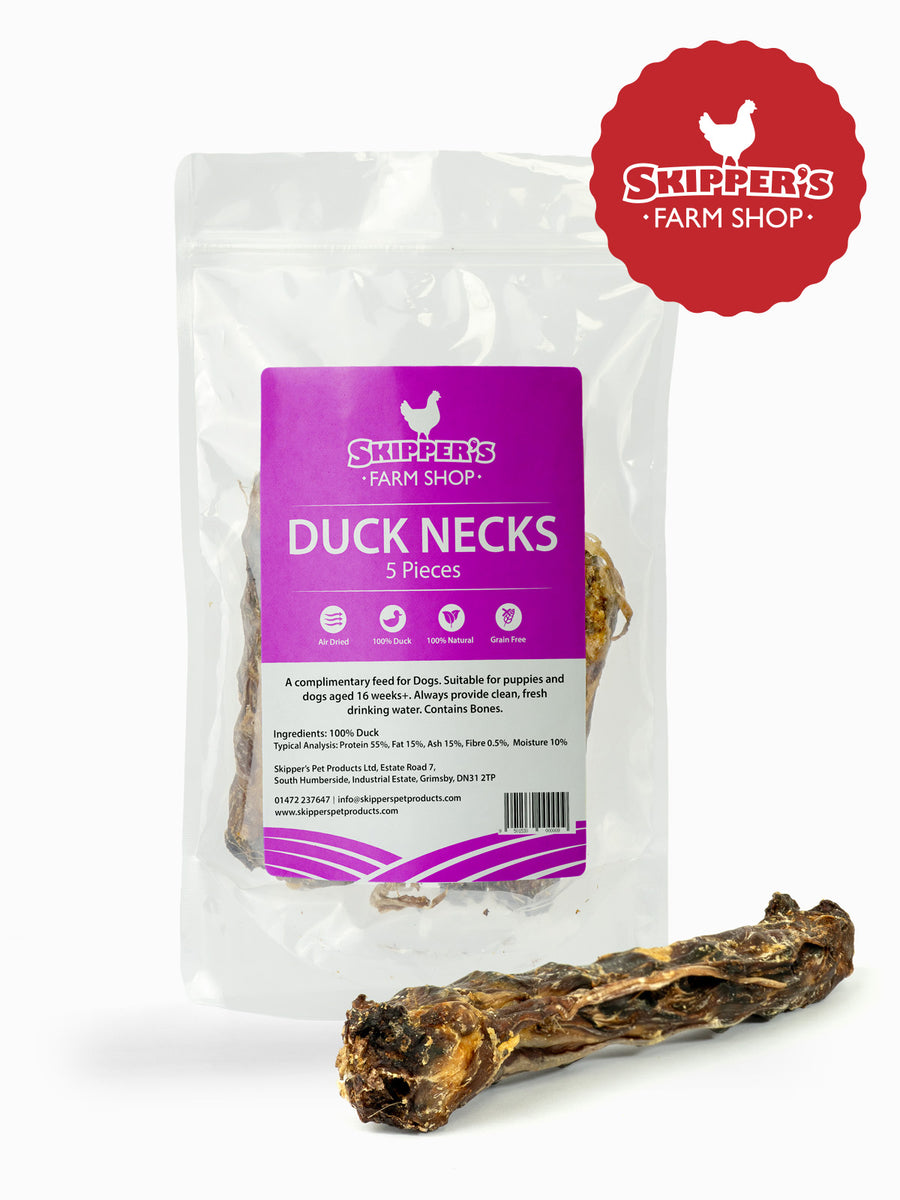 Dried Duck Necks Skipper's Pet Products