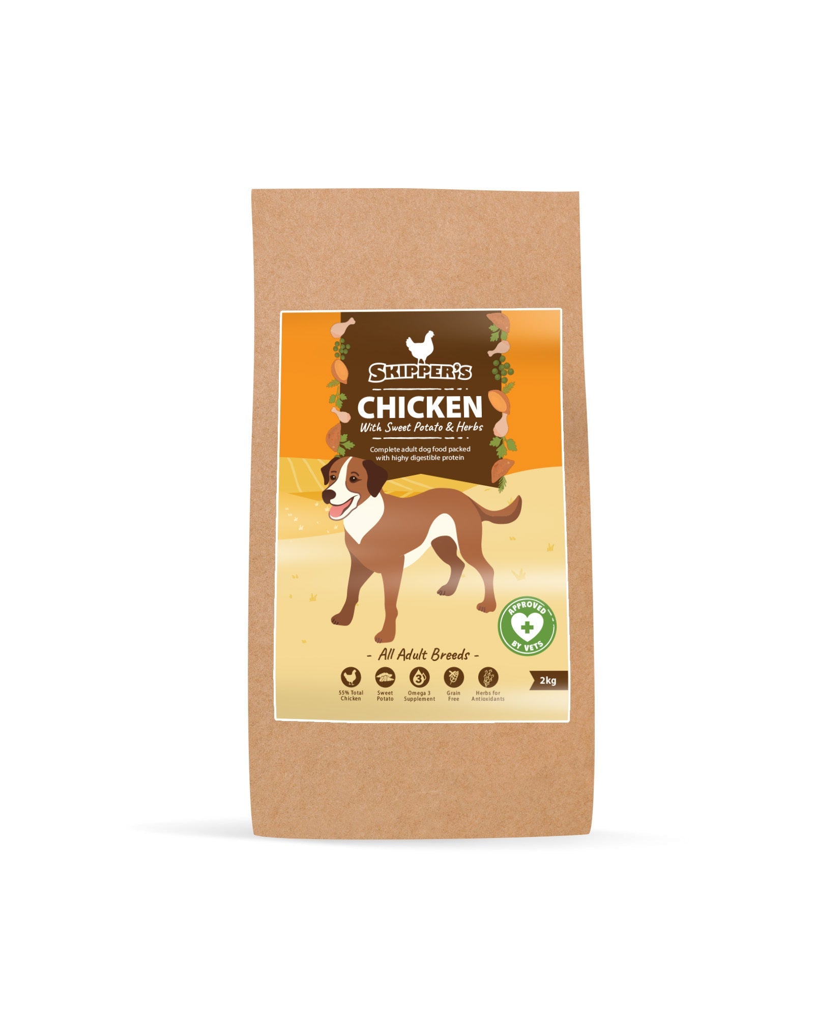 Chicken with Sweet Potato & Herbs Dog Food - Skipper's Pet Products