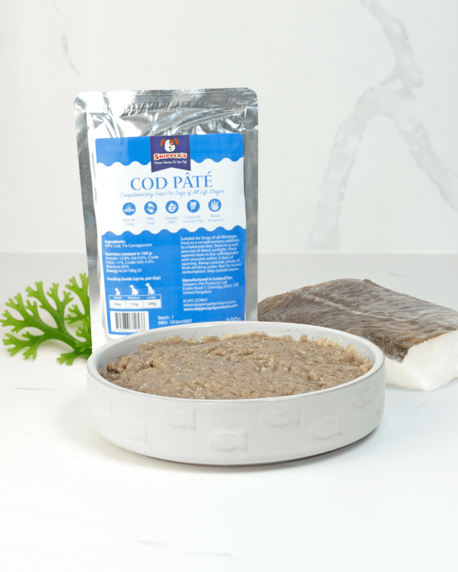 Cod Pate - Skipper's Pet Products
