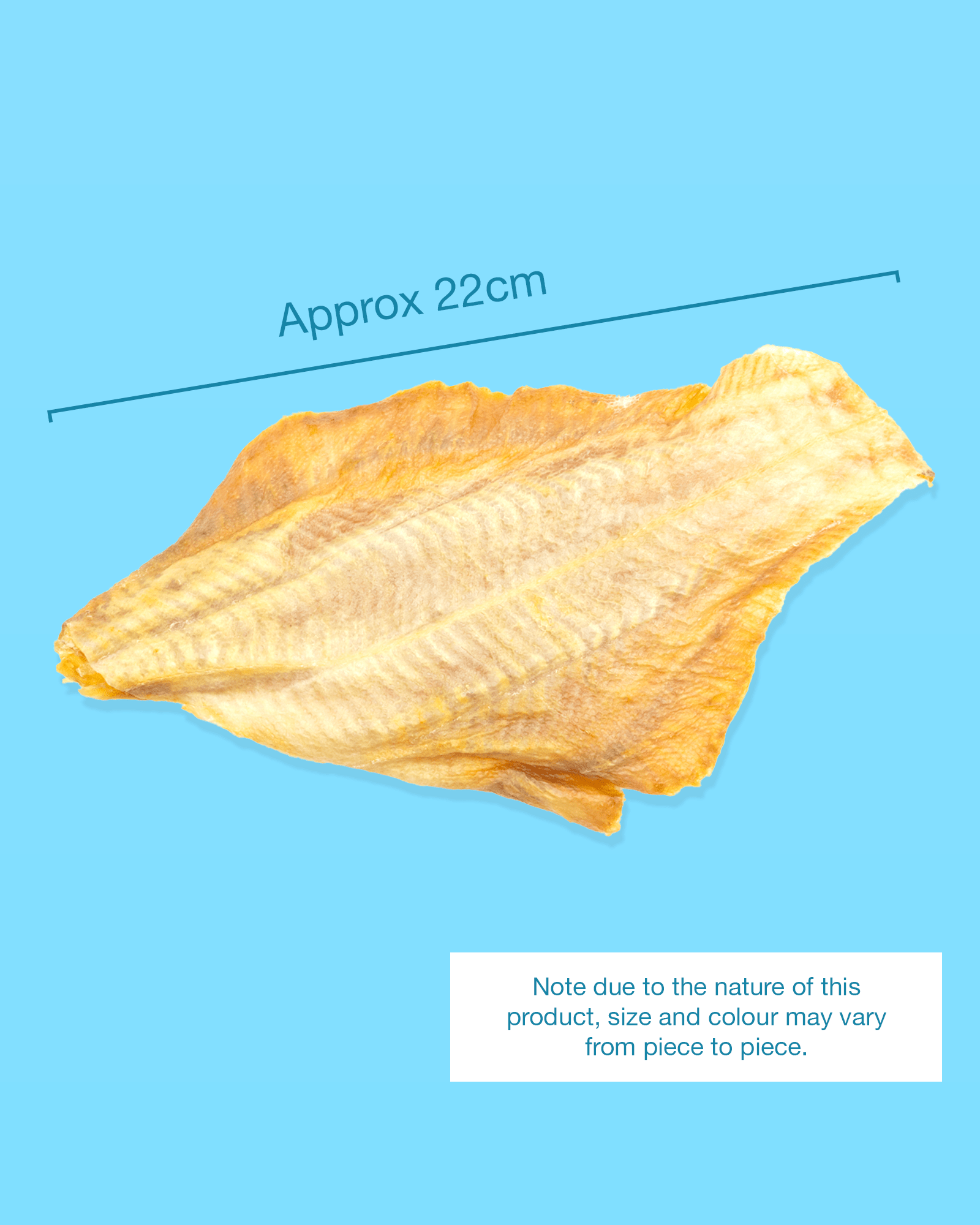 Dried Plaice Fillets - Skipper's Pet Products
