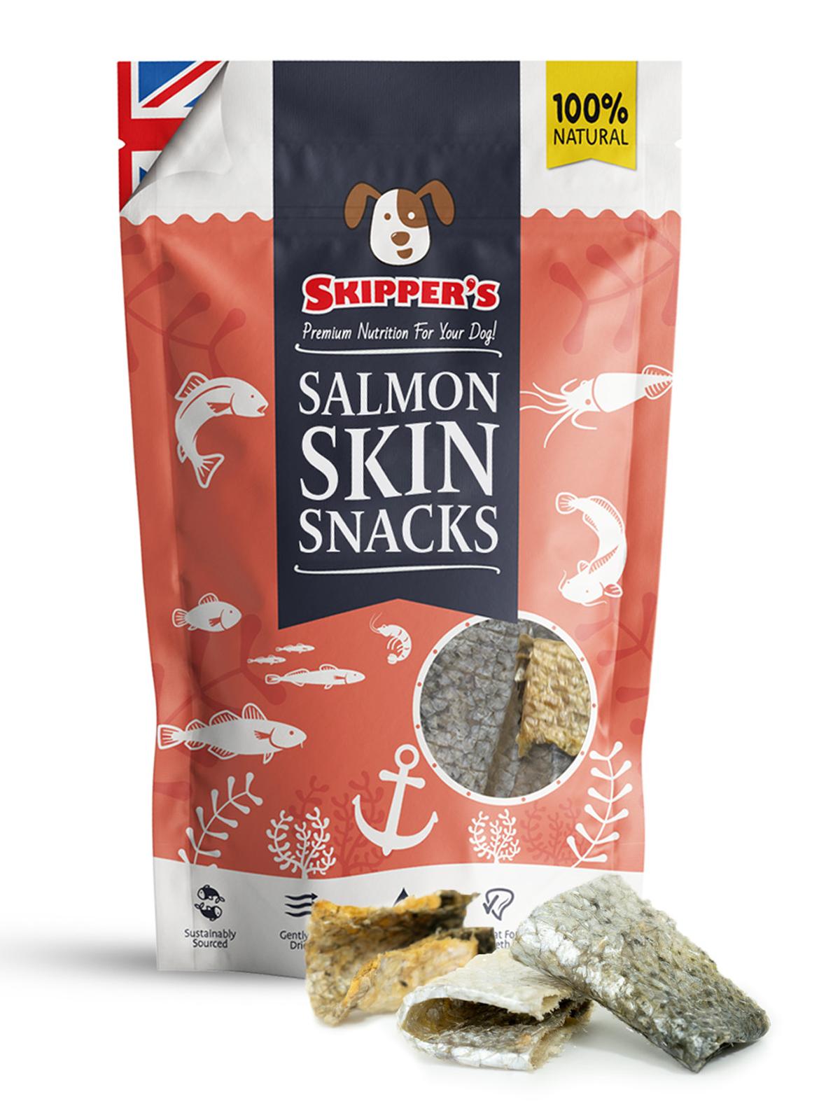 Salmon Skin Snacks - Skipper's Pet Products
