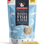 Whitefish & Herb Sausages - Skipper's Pet Products