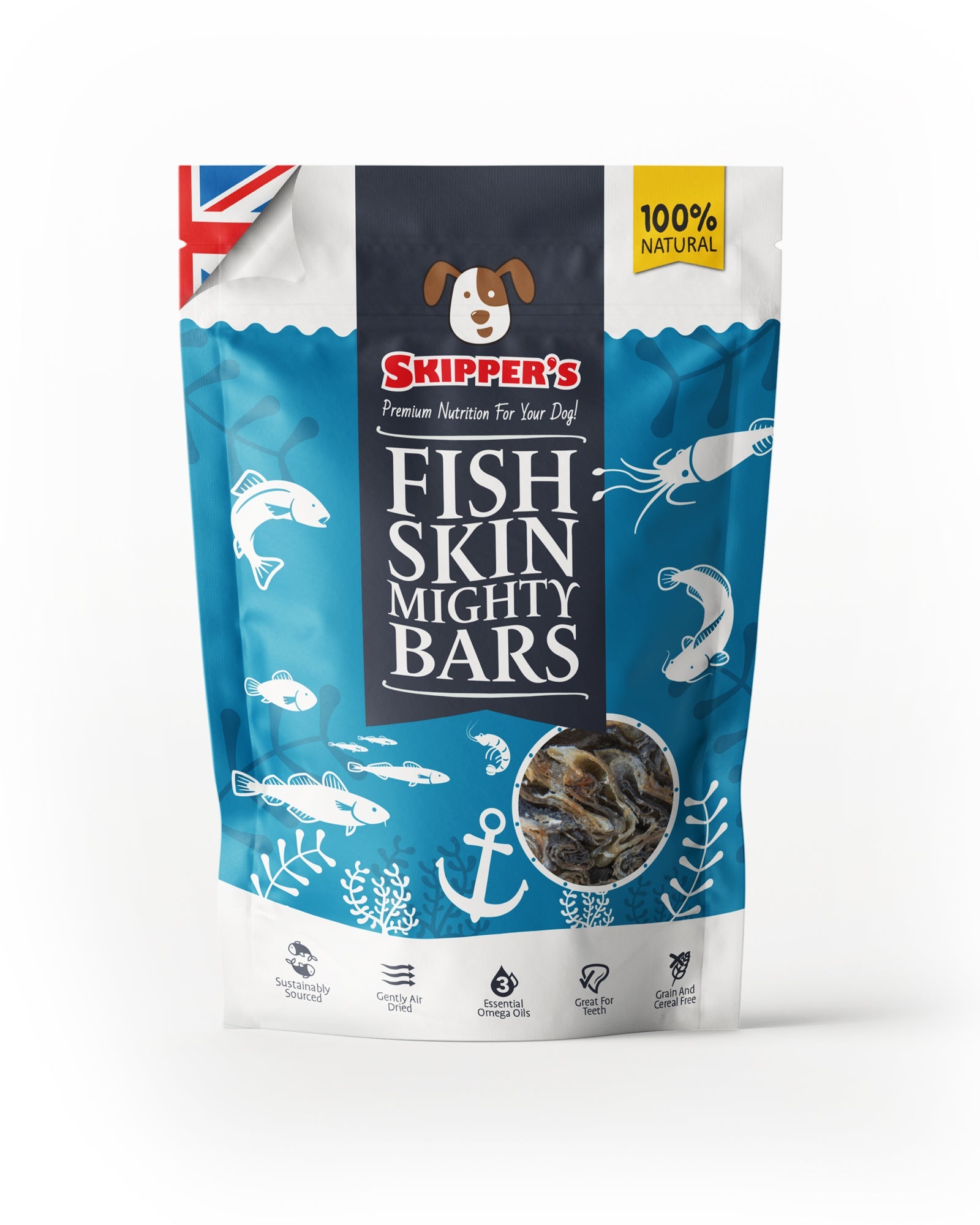 Fish Skin Mighty Bars - Skipper's Pet Products