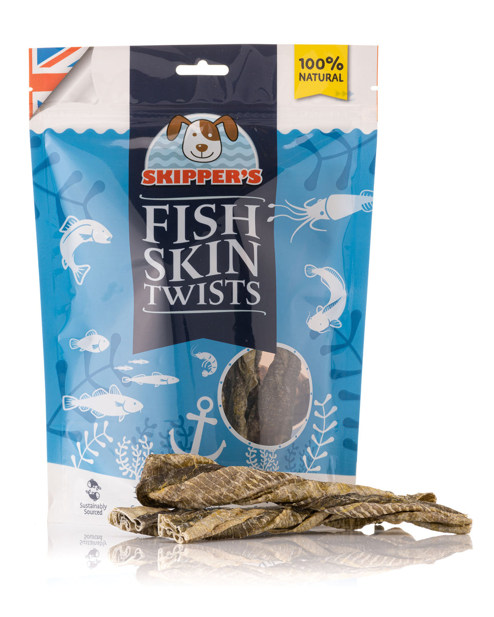 Fish Skin Twists Skipper's Pet Products