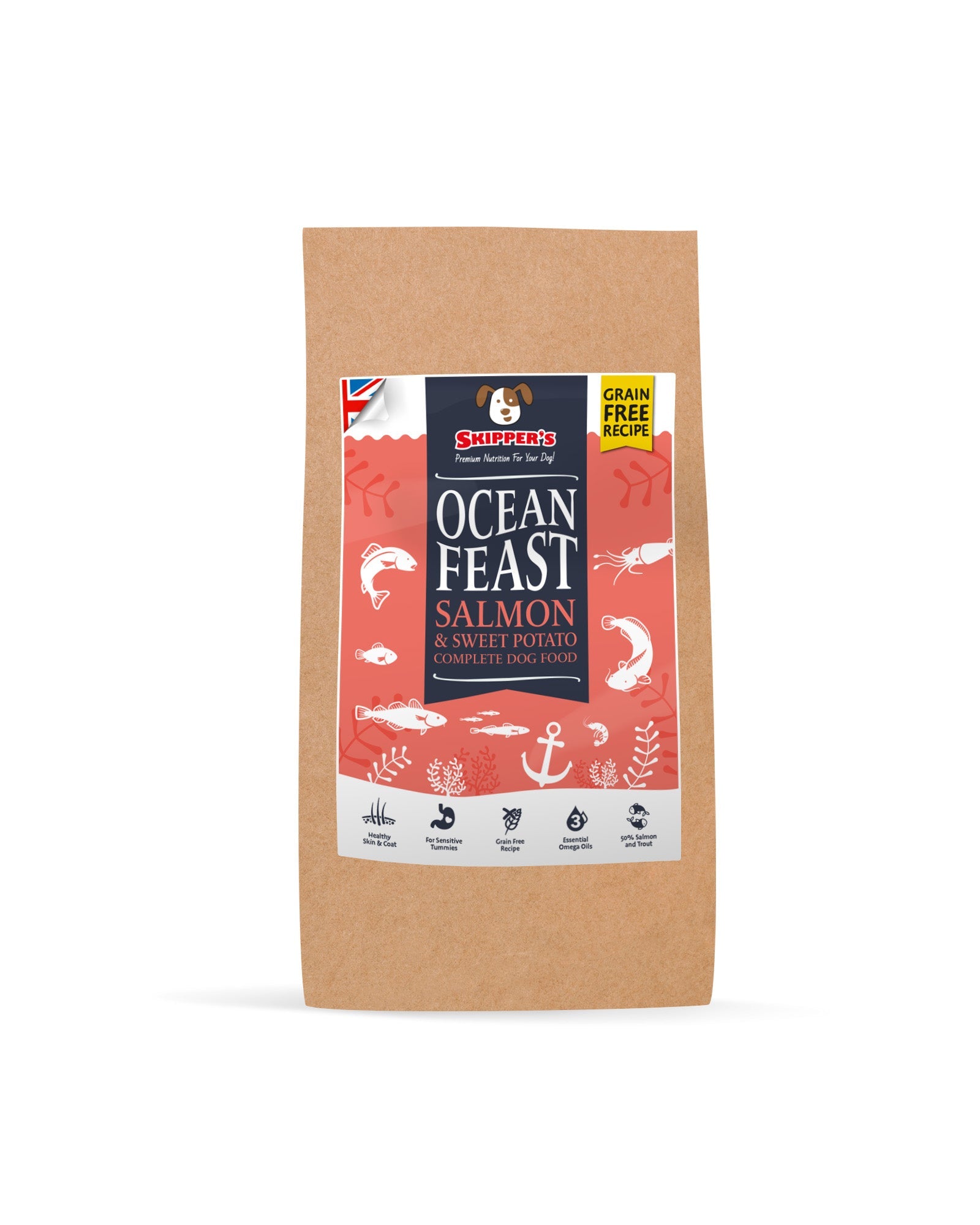Ocean Feast - GRAIN FREE Salmon & Sweet Potato - Skipper's Pet Products