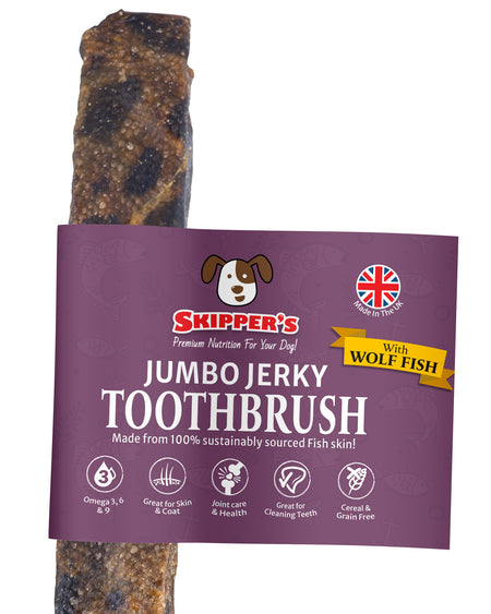 Jumbo Jerky Toothbrush - With Wolf Fish