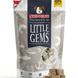 Skipper's Little Gems dog treat package on a white background