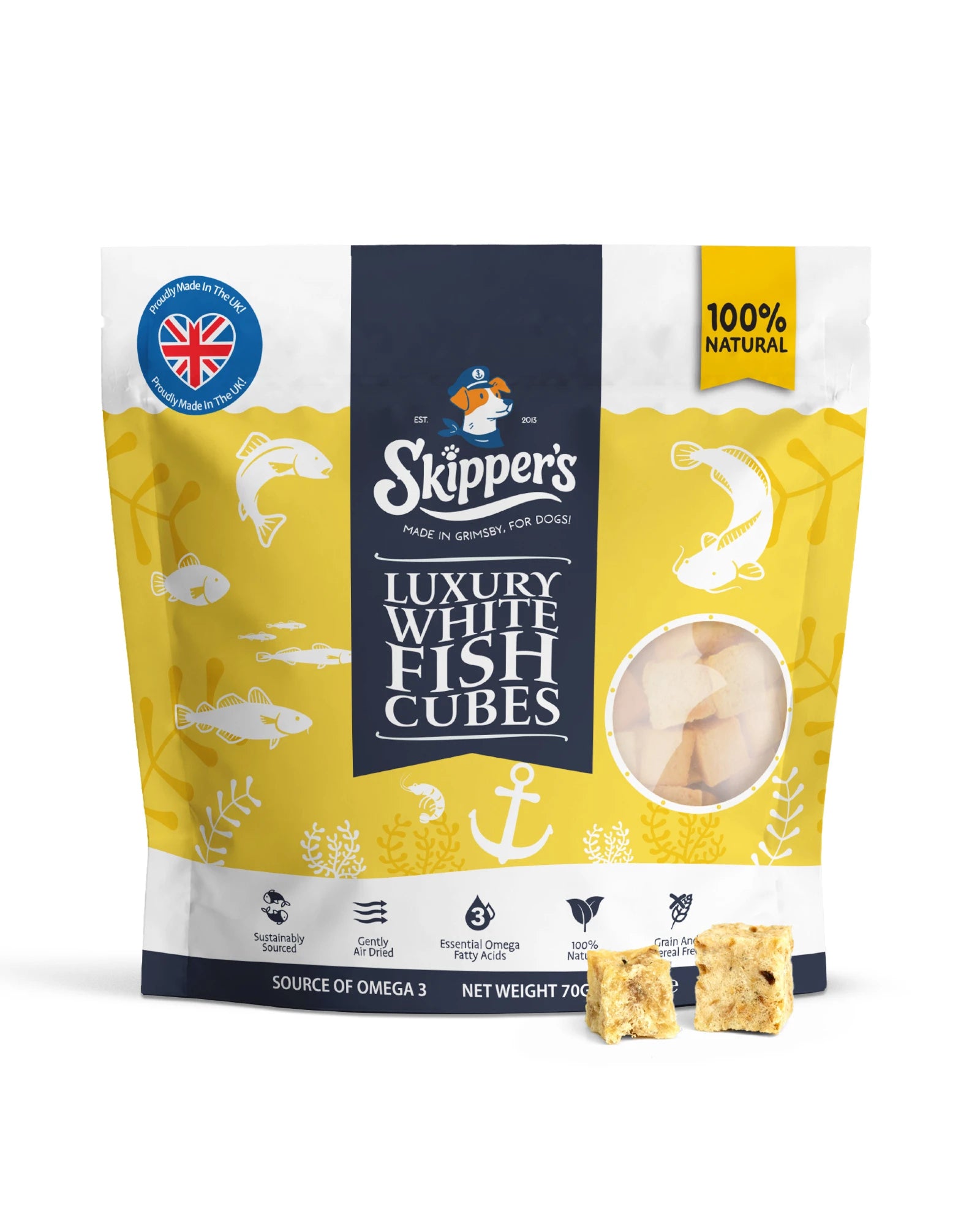 Luxury White Fish Cubes