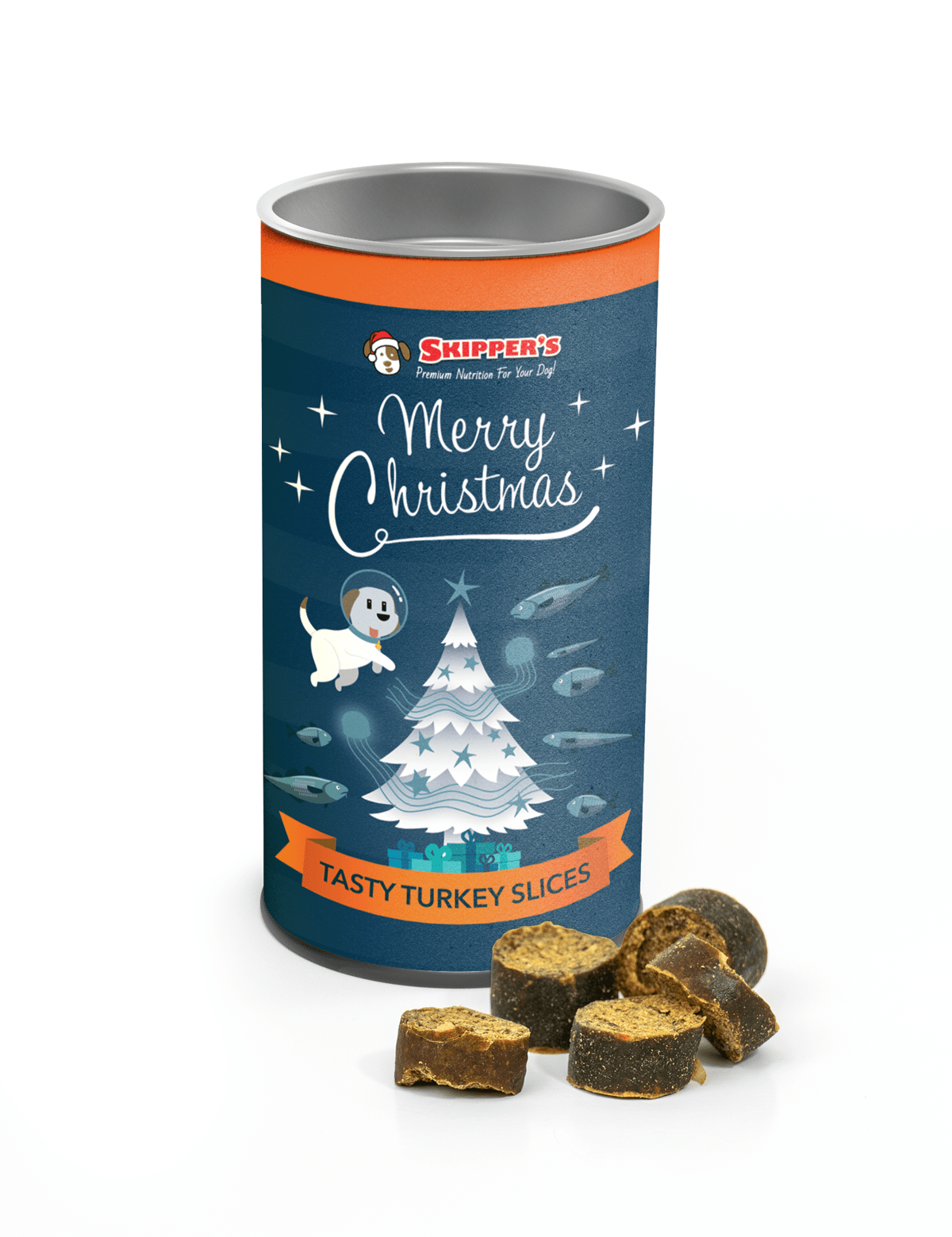 Christmas Tasty Turkey Slices - Skipper's Pet Products