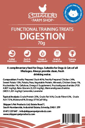 Digestion - Functional Training Treats - Skipper's Pet Products