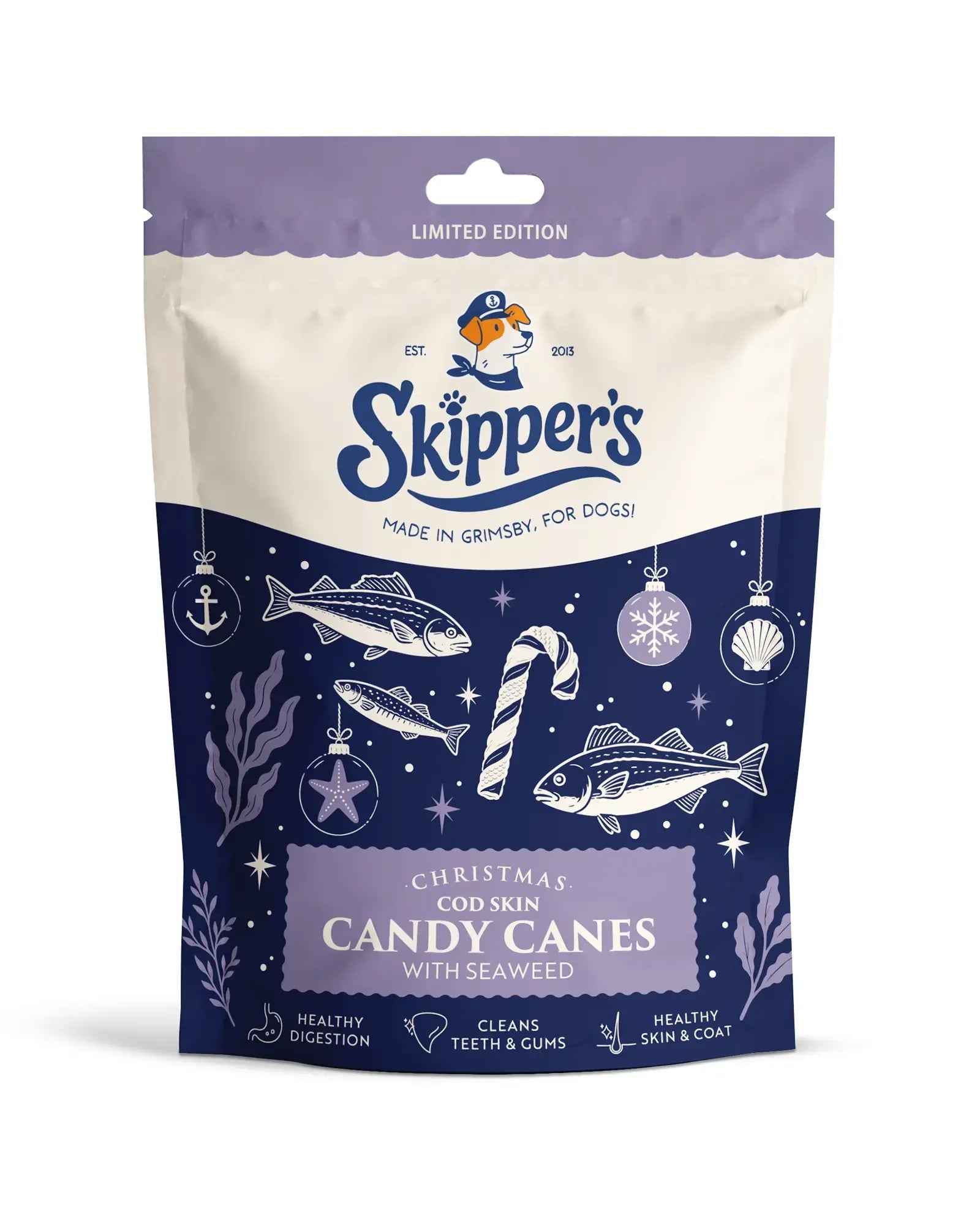 Fish Skin Candy Canes - Skipper's Pet Products