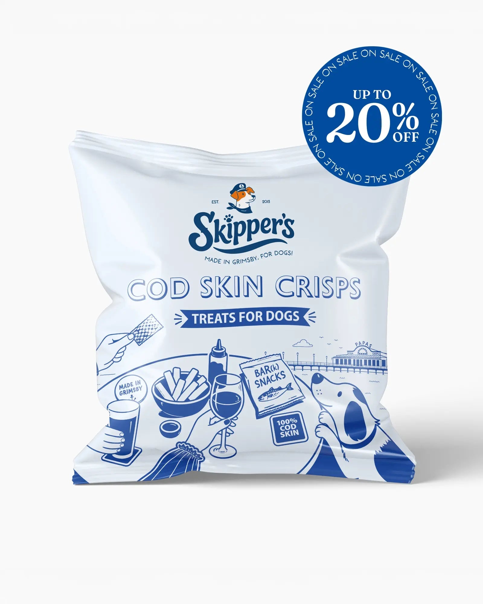 Fish Skin Crisps - Skipper's Pet Products