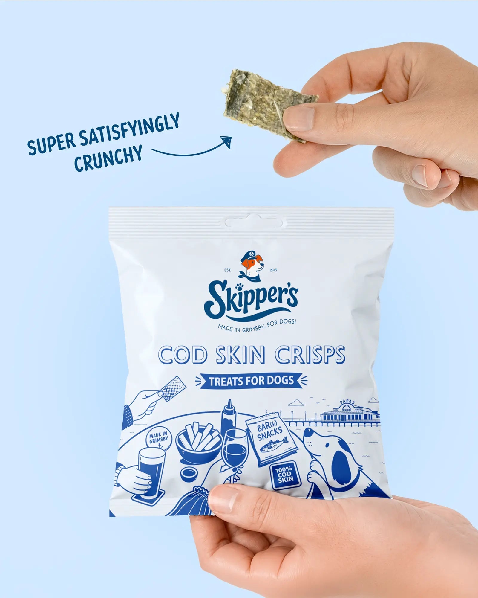 Fish Skin Crisps - Skipper's Pet Products