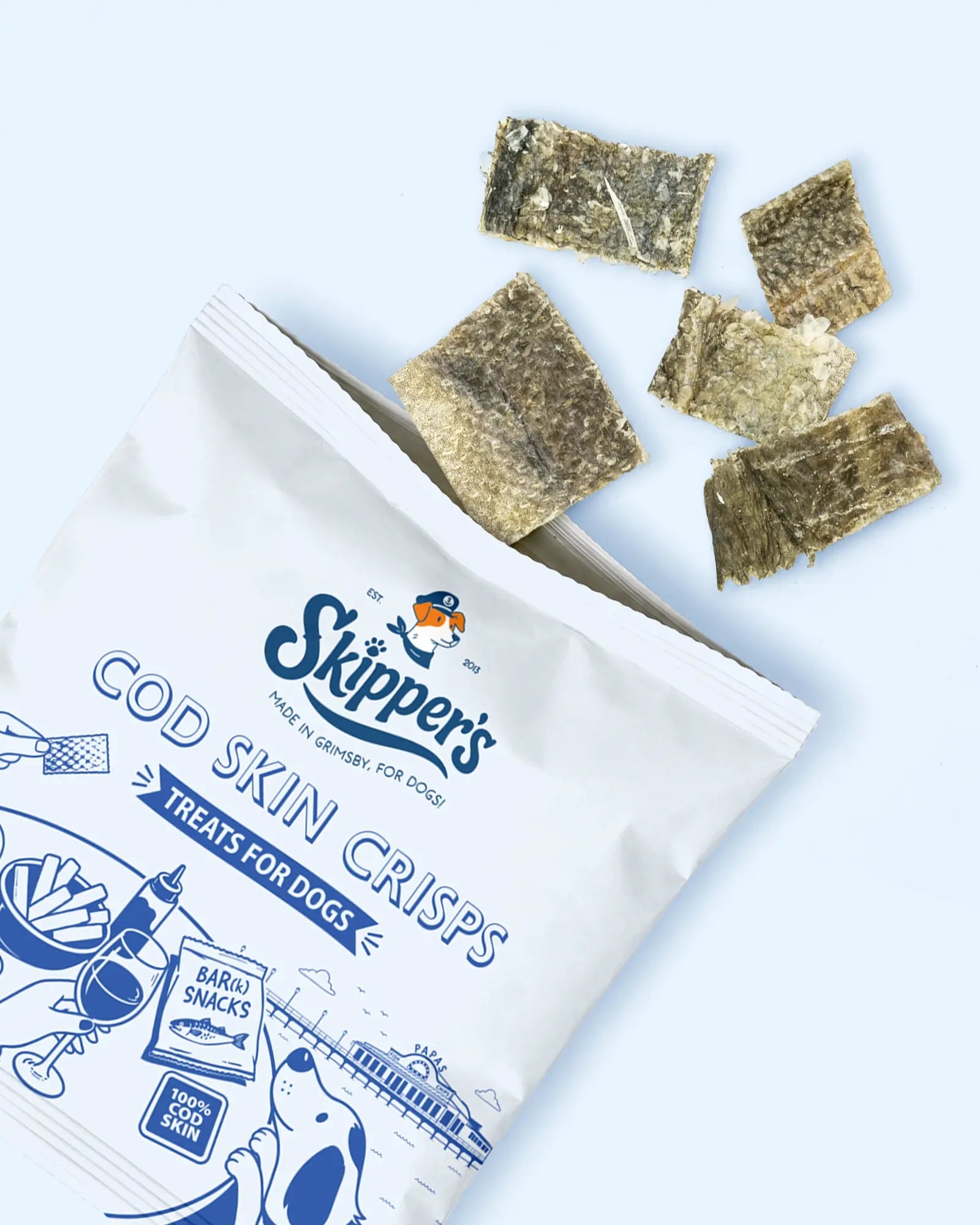 Fish Skin Crisps - Skipper's Pet Products