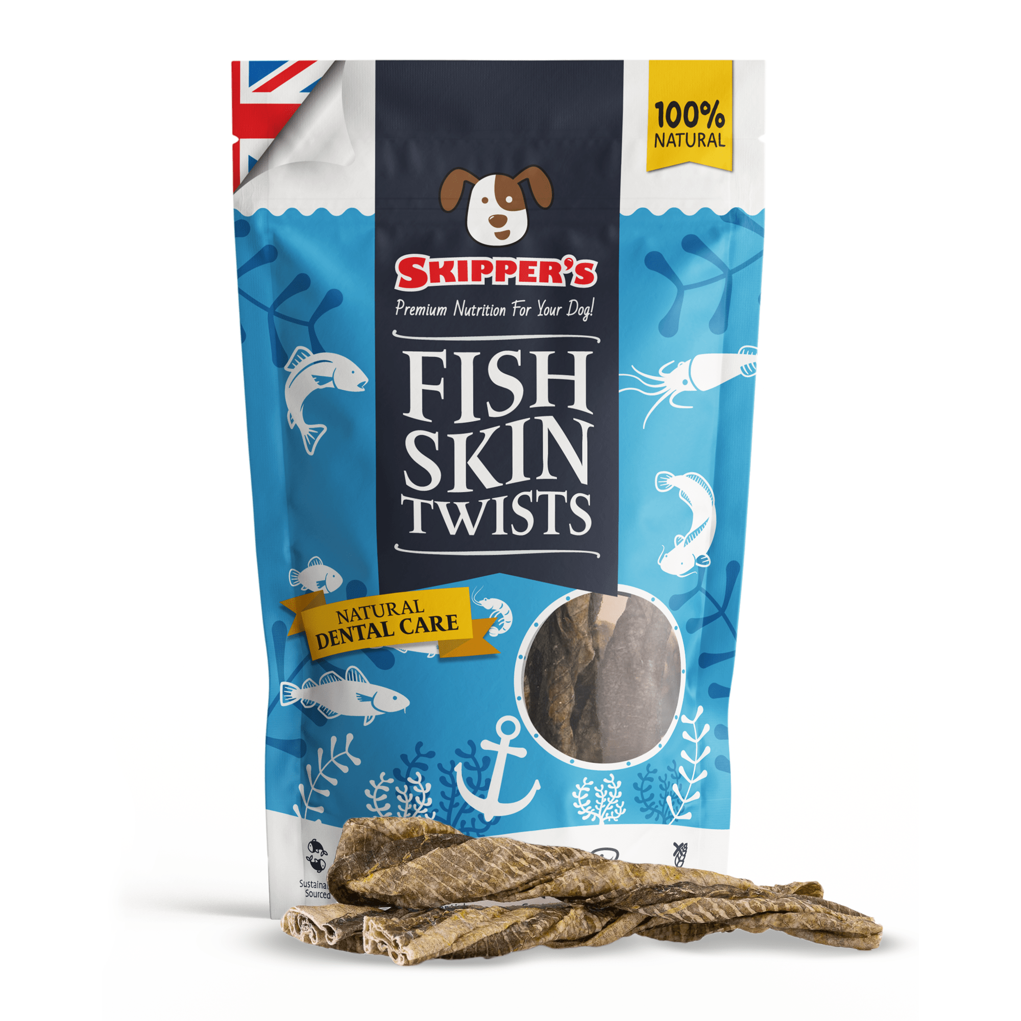 Fish Skin Twists - Try For £1 - Skipper's Pet Products