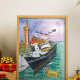 Grimsby - Inspired Christmas Print - Skipper's Pet Products
