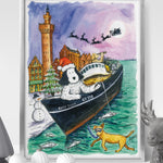 Grimsby - Inspired Christmas Print - Skipper's Pet Products