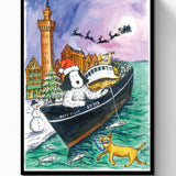 Grimsby - Inspired Christmas Print - Skipper's Pet Products