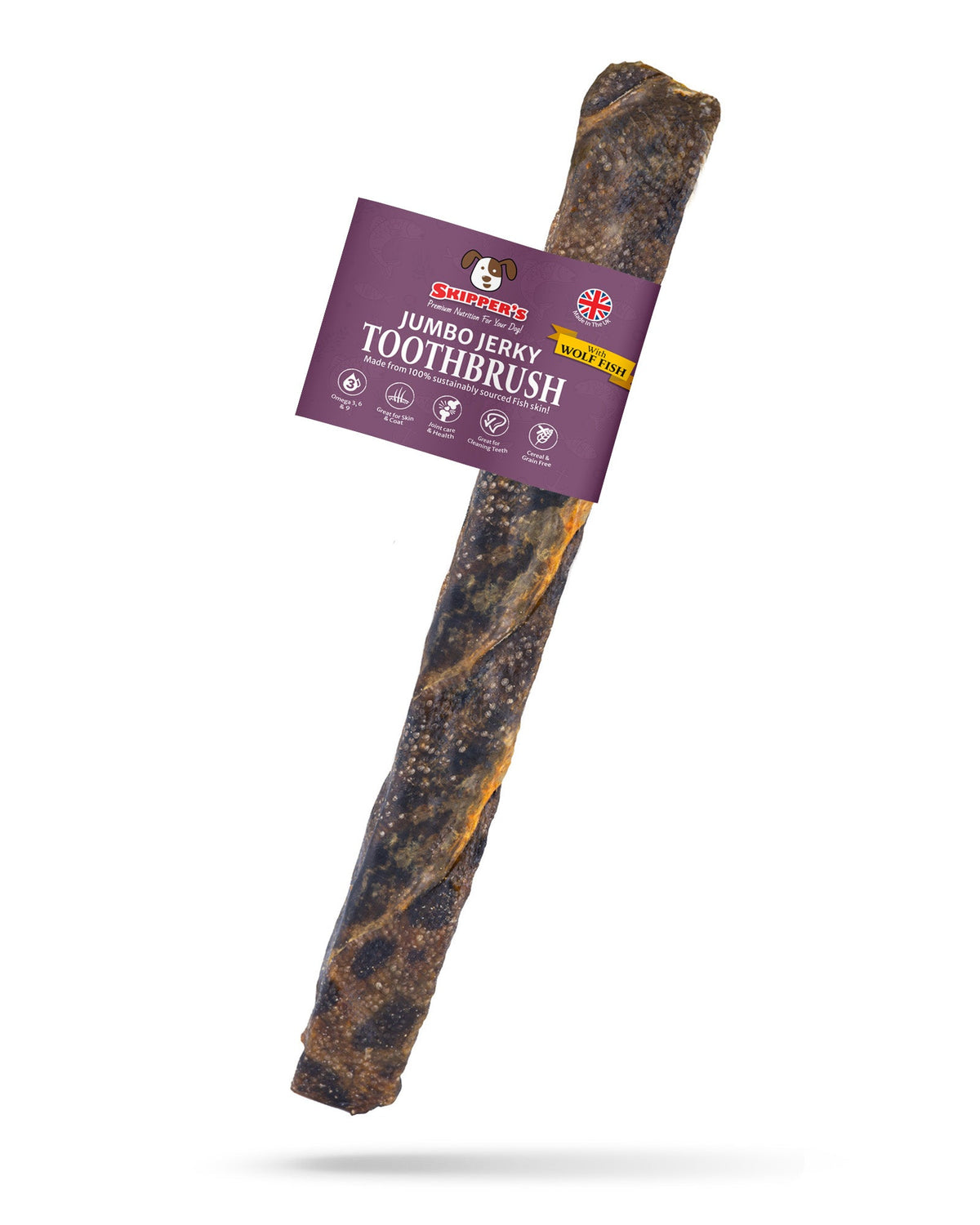 Jumbo Jerky Toothbrush Wolf Fish