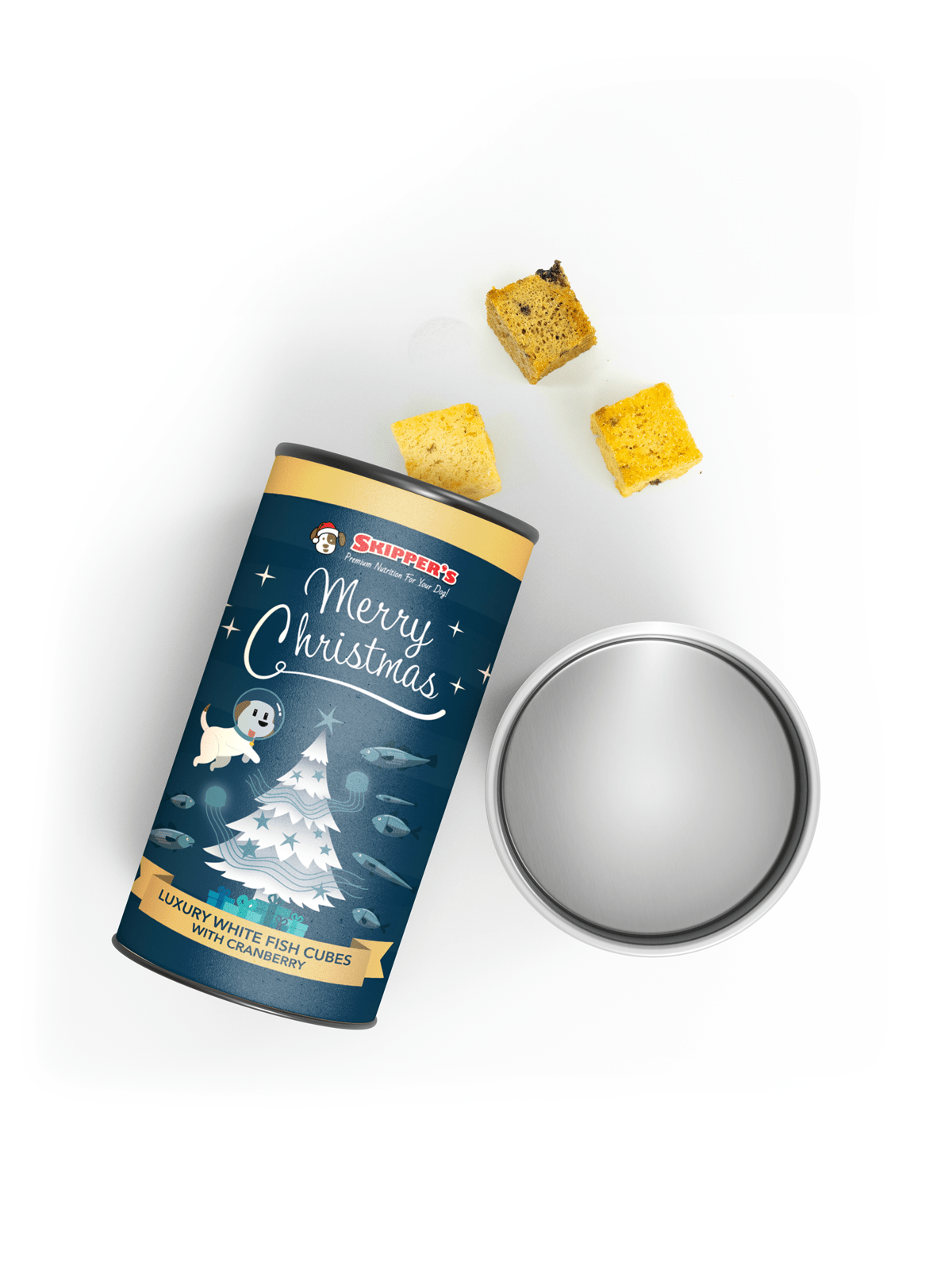 Luxury Whitefish & Cranberry Cubes - Skipper's Pet Products