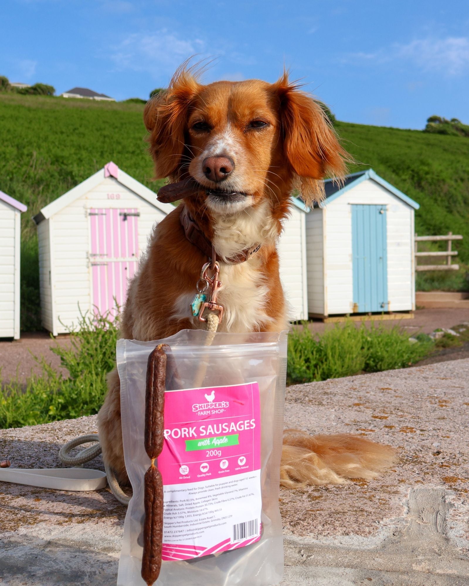 Pork with Apple Sausages - Skipper's Pet Products