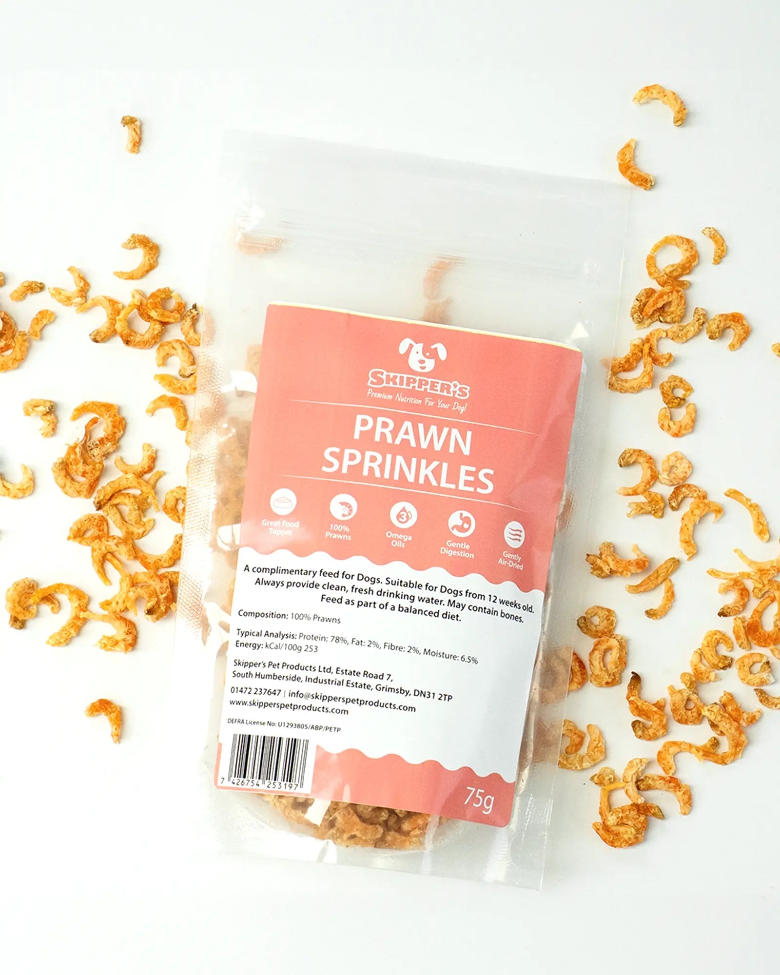 Prawn Sprinkles - Skipper's Pet Products