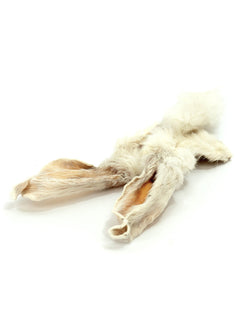 Rabbit Ears With Fur - Skipper's Pet Products