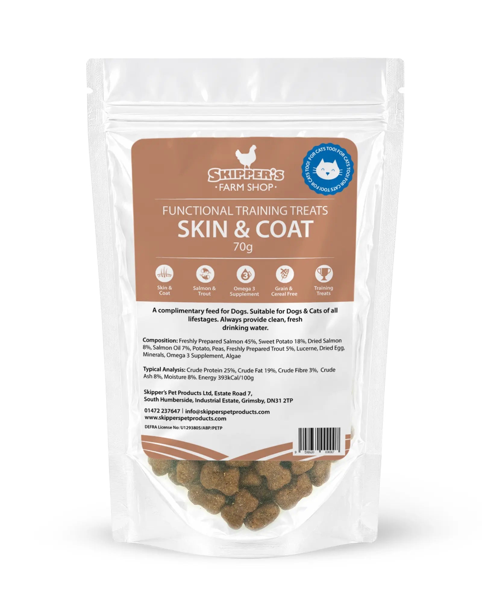 Skin & Coat - Functional Training Treats - Skipper's Pet Products