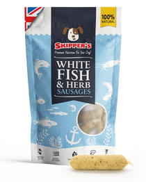 Whitefish & Herb Sausages - Skipper's Pet Products