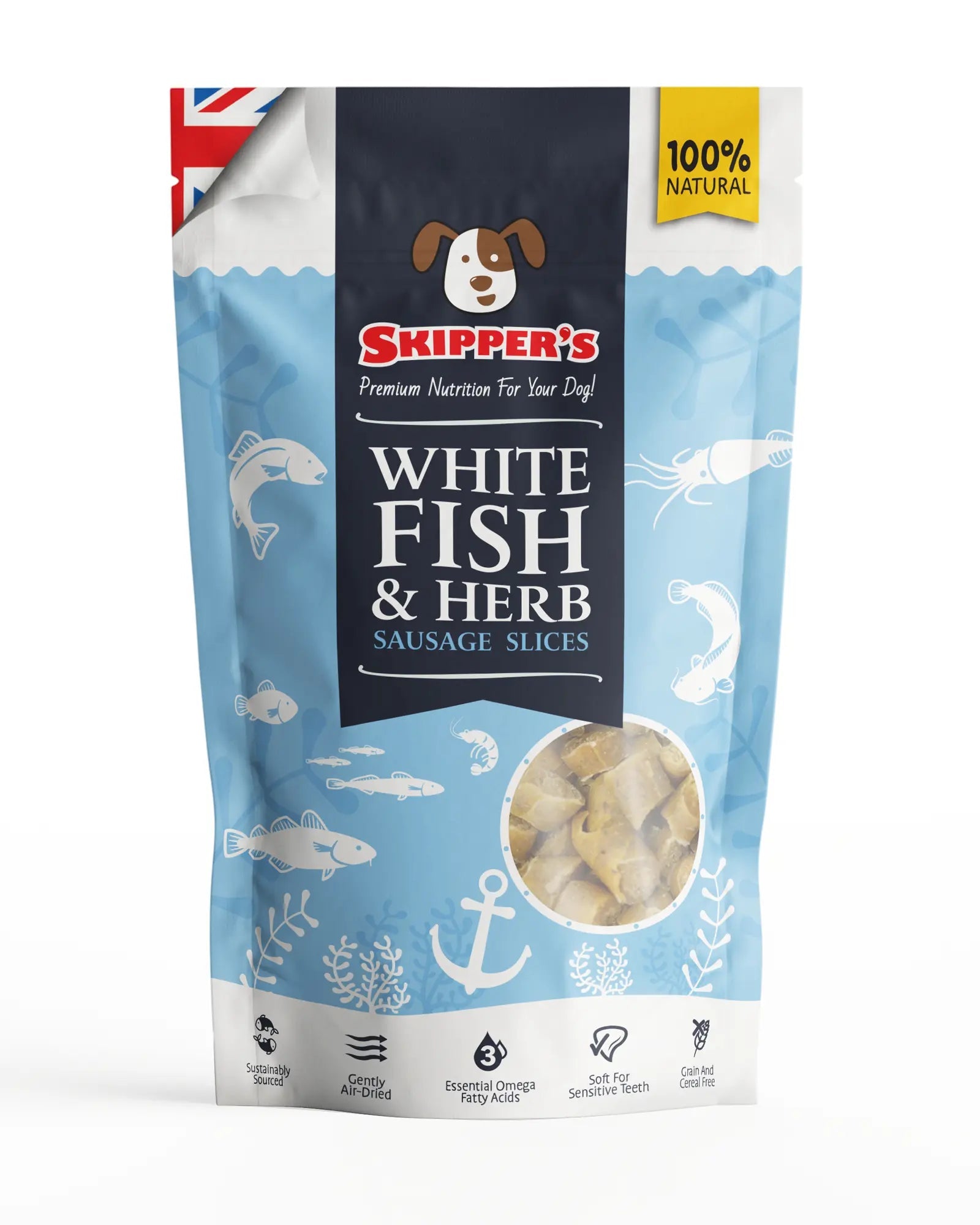 Whitefish & Herb Slices - Skipper's Pet Products