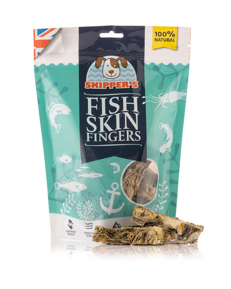 Fish Skin Natural Dried Dog Treats Value Resealable Pack