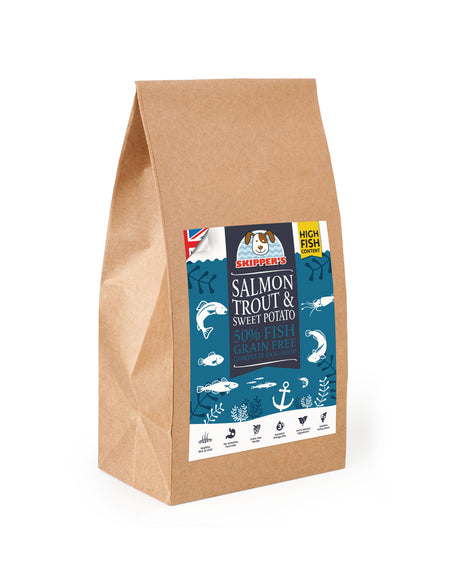 50% Salmon, Trout & Sweet Potato GRAIN FREE Complete Dog Food (Sporting & Working Dog)