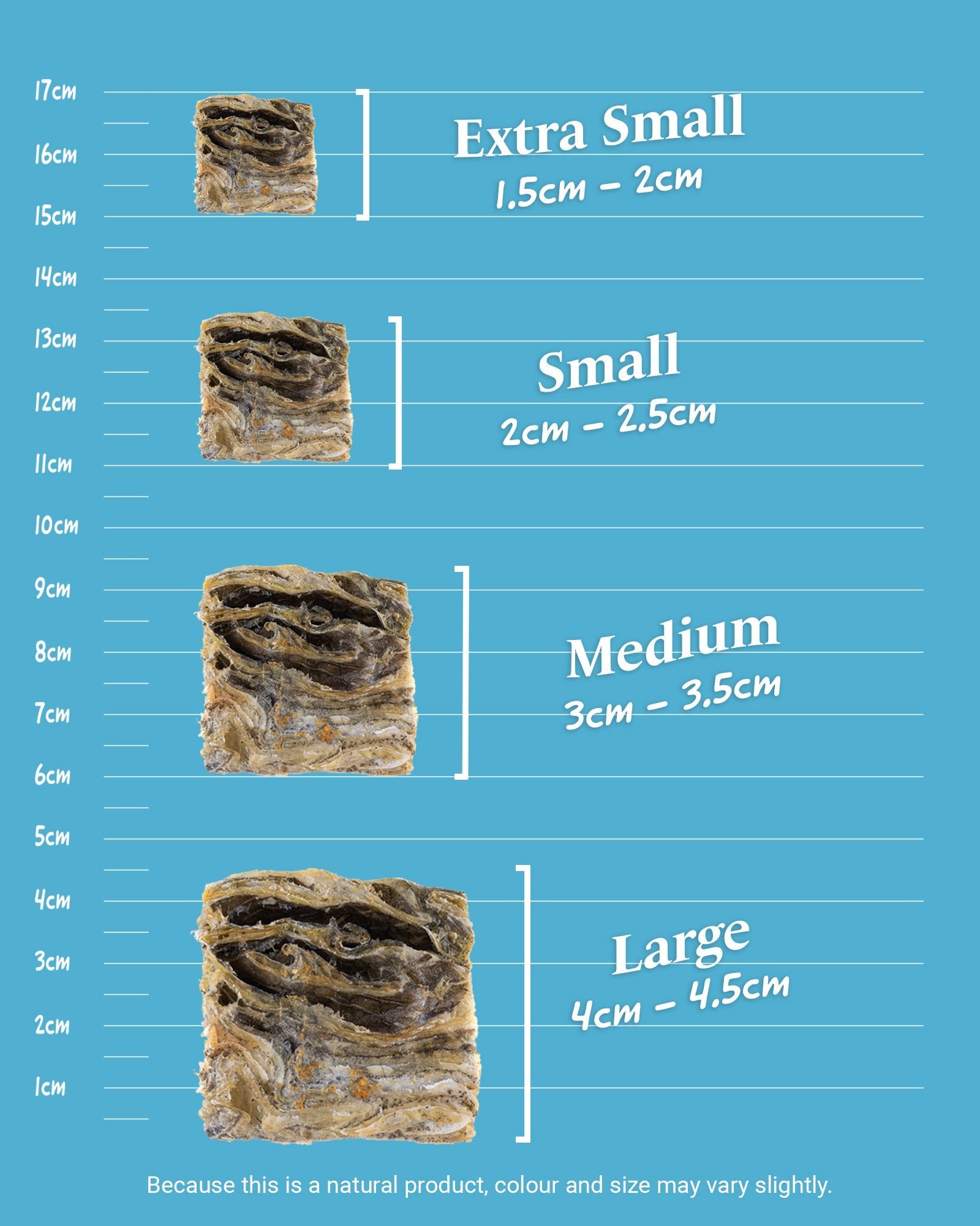 Fish Skin Cubes - Skipper's Pet Products
