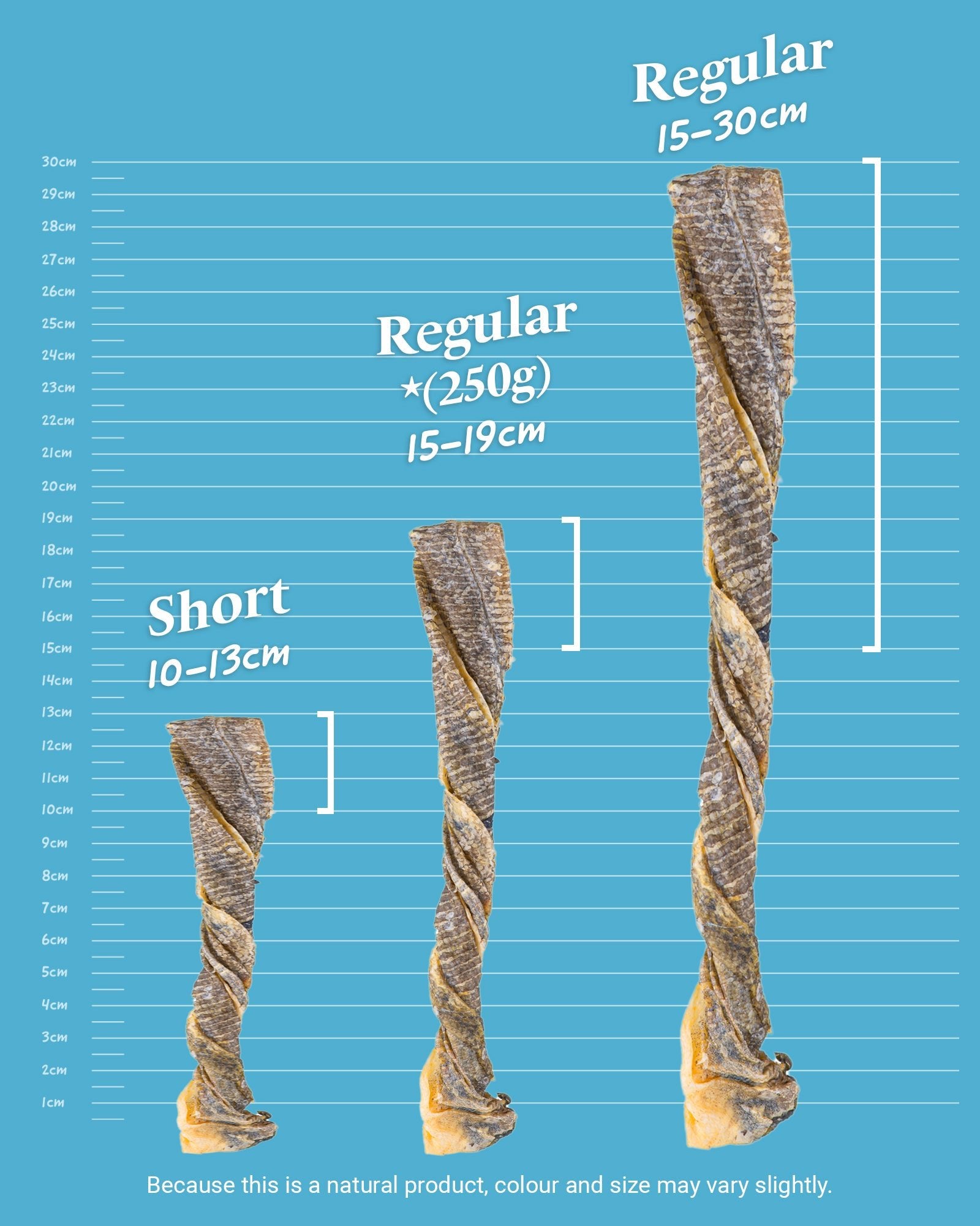 Fish Skin Twists - Skipper's Pet Products