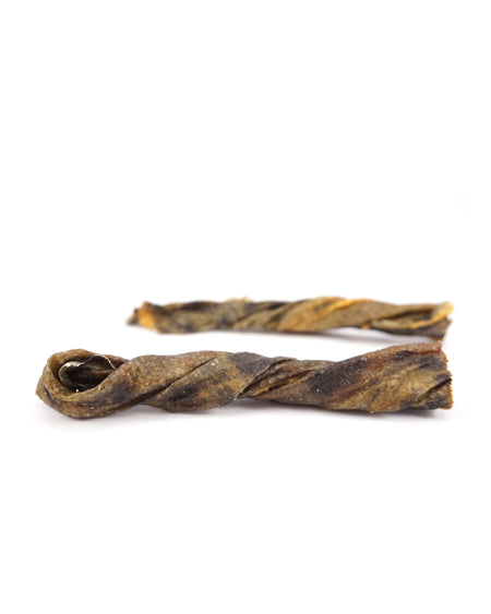 Wolf Fish Twists Fish Skin Natural Dried Small Dog Treats