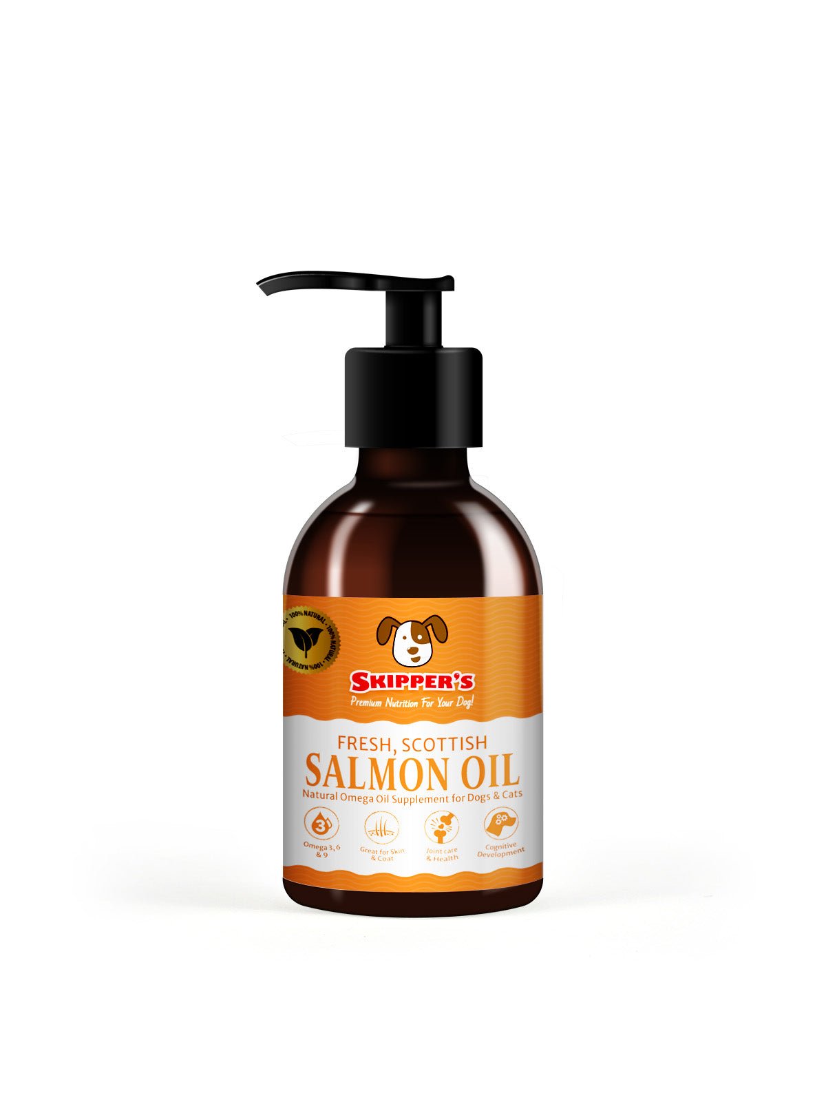 Scottish Salmon Oil for Dogs 100% Natural Fish Oil with Omega