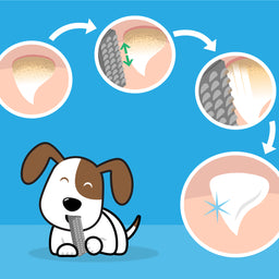 Skipper's Pet Products Fish Skin Dog Treats Teeth Cleaning Dental Care