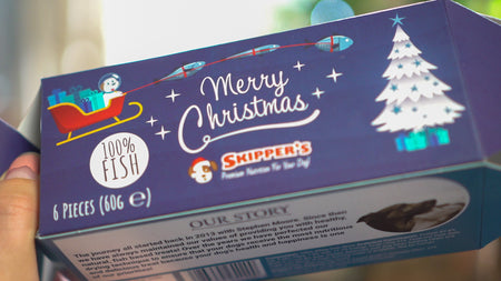Christmas Cracker with Fish Skin Flatties